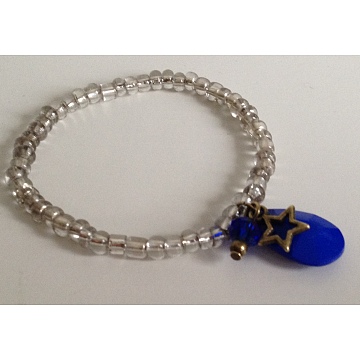 Customer’s Works of Bracelet、Crackle Glass Beads